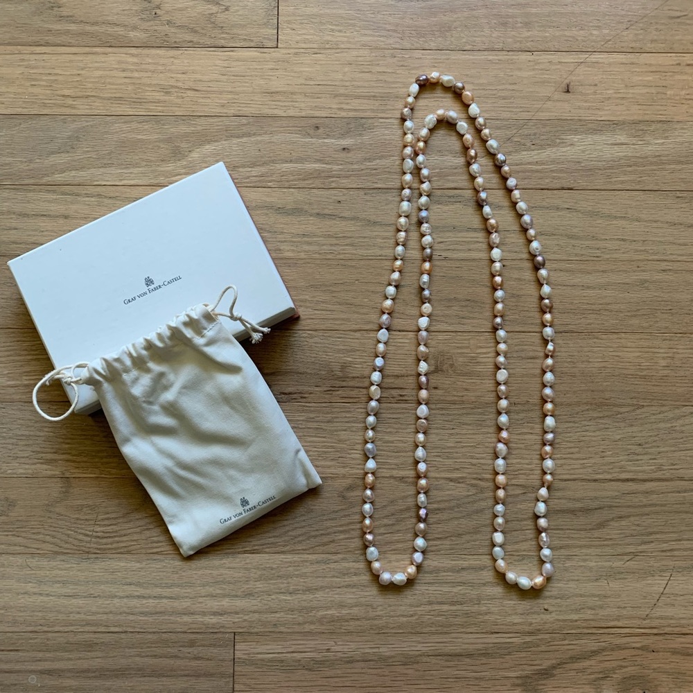 Graf von faber castell natural pearls necklace